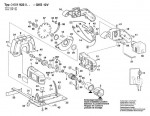 Bosch 0 601 923 003 Gks 12 V Circular Hand Saw 12 V / Eu Spare Parts